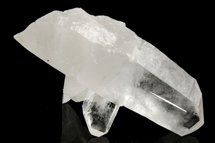 Clear Quartz Crystal Cluster - Brazil #203754